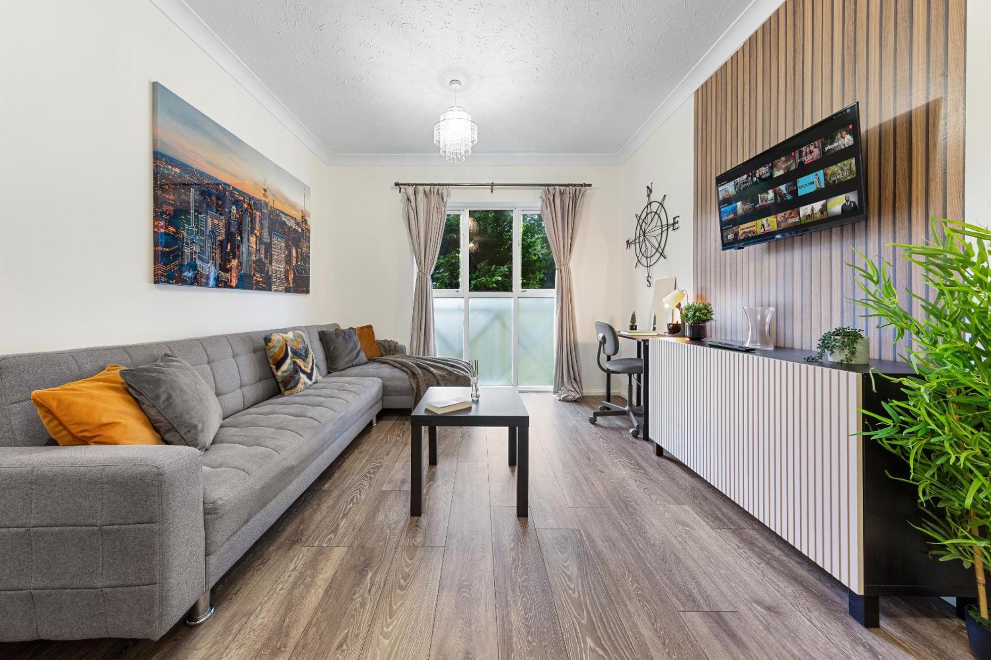 Elegant & Cozy Fbs Downtown Flat Daire Londra Oda fotoğraf