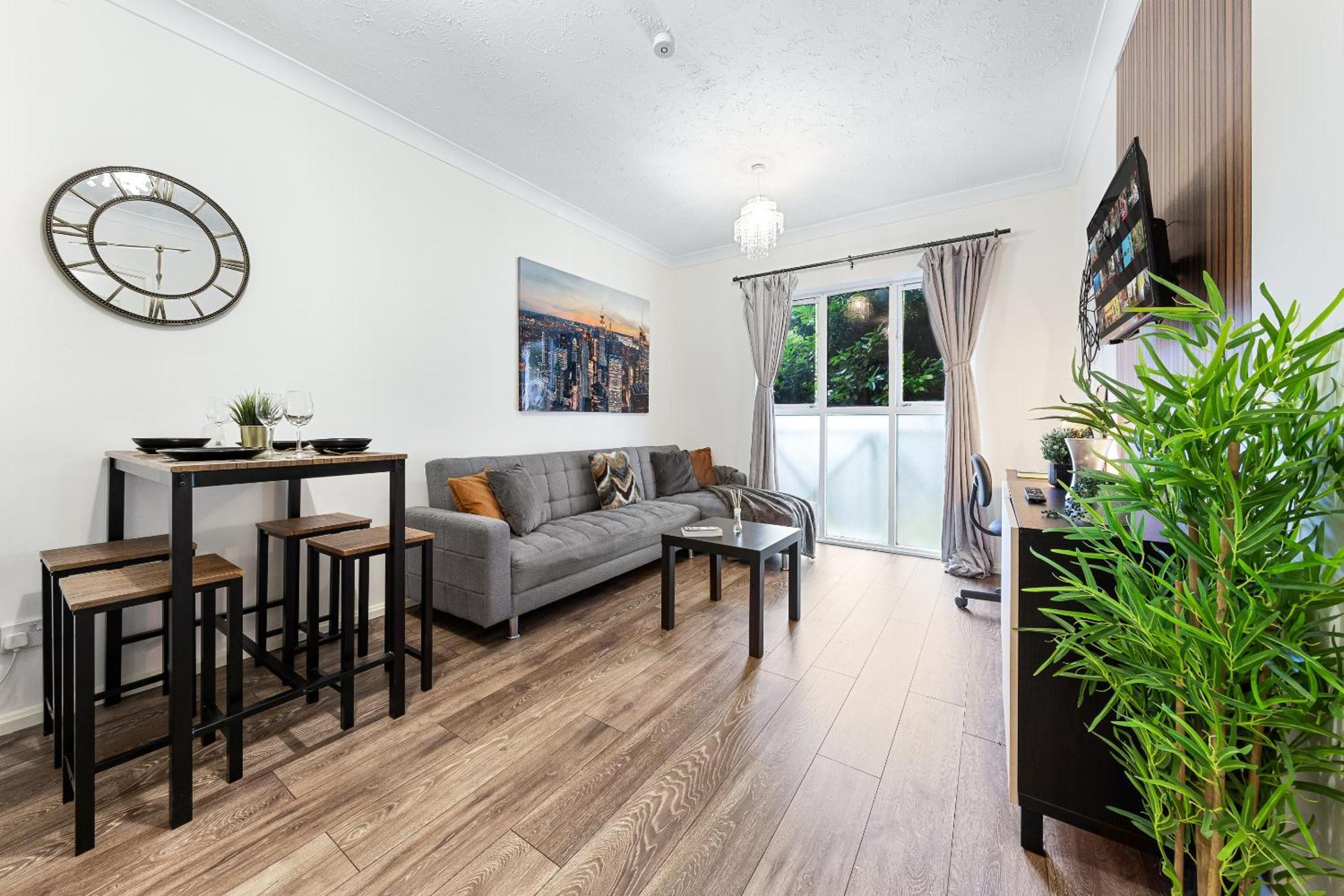 Elegant & Cozy Fbs Downtown Flat Daire Londra Oda fotoğraf